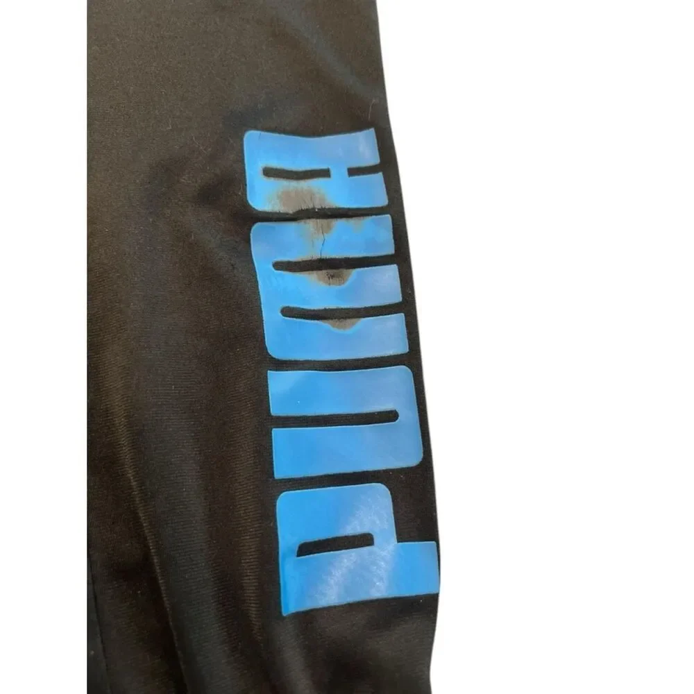 Puma Boys 2-Piece Track Set Blue & Black Zip Jacket Joggers Size 5